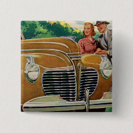 Mama und Vaters MAMMOTH Golden 1941 Plymouth Button
