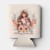 Mama und zwei Töchter Dosenkühler (Rückseite)