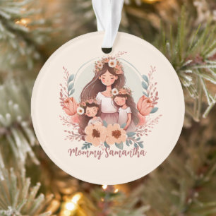 Mama und zwei Töchter Ornament