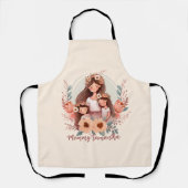 Mama und zwei Töchter Schürze (Vorderseite)