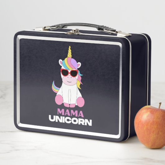 Mama Unicorn Magic Squad Metall Brotdose (Beispiel)