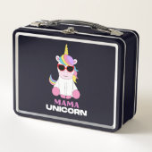 Mama Unicorn Magic Squad Metall Brotdose (Vorderseite)