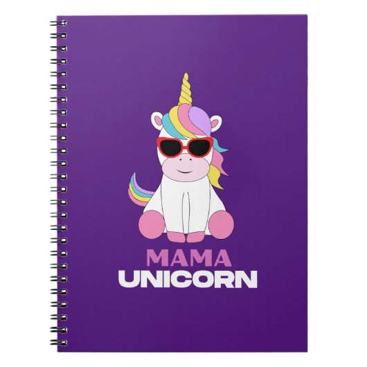 Mama Unicorn Magic Squad Notizblock (Vorderseite)