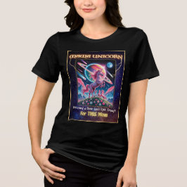Mama Unicorn Pink Epic Mütter Day Tri-Blend Shirt