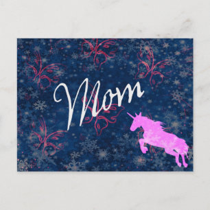 Mama Unicorn Postkarte