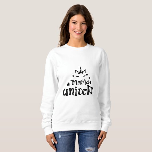 Mama unicorn sweatshirt (Vorne ganz)