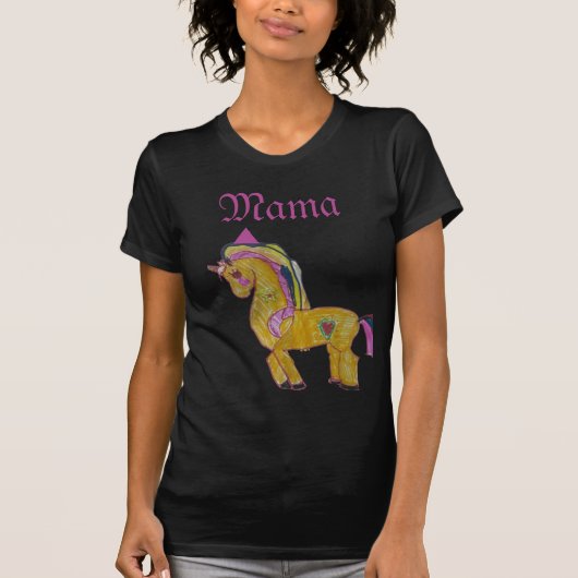 Mama Unicorn T-Shirt (Vorderseite)