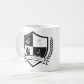 Mama Universität EST 2020 Kaffeetasse (Vorderseite Links)