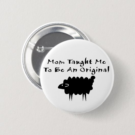 Mama Unterichtsknopf Button (Vorne & Hinten)