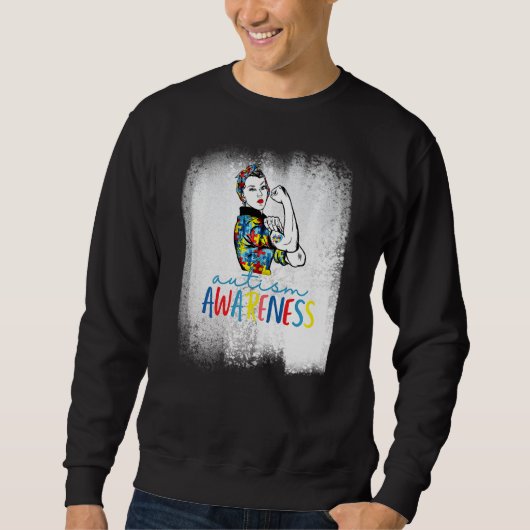 Mama Unzerbrechliches Autismus-Bewusstsein Sweatshirt (Vorderseite)