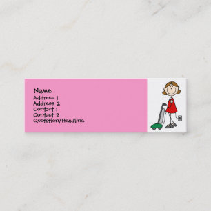 Mama Vacumming Visitenkarten Telefonnummerkarte