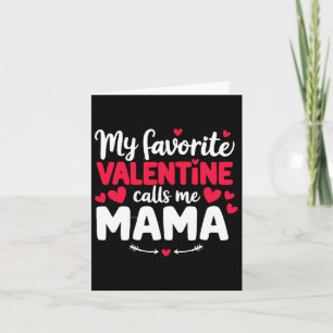 Mama Valentine Niedlich Romantischer Valentinstag  Karte