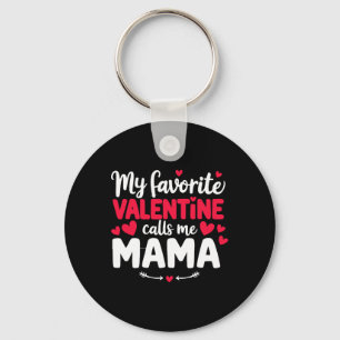 Mama Valentine Niedlich Romantischer Valentinstag  Schlüsselanhänger
