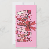 Mama Valentine Sign Feiertagskarte (Vorderseite)