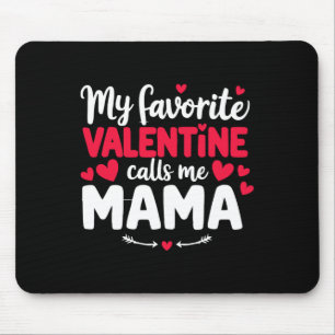 Mama Valentine Süßes romantisches Valentinstag-Paa Mousepad