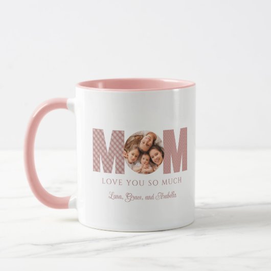 Mama Valentinstag Foto Tasse (Links)