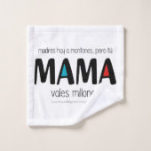 Mama vales millones badhandtuch set (Waschlappen)