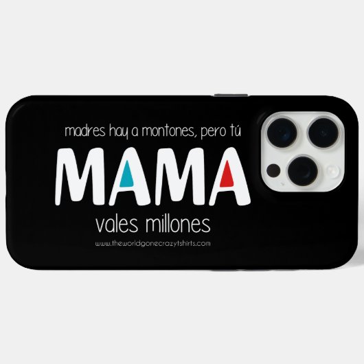 Mama vales millones Case-Mate iPhone hülle (Rückseite (Horizontal))
