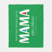 Mama vales millones fleecedecke (Vorderseite)