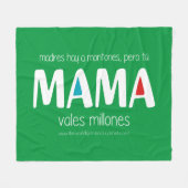 Mama vales millones fleecedecke (Vorderseite (Horizontal))