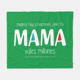Mama vales millones fleecedecke