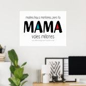 Mama vales millones poster (Heimbüro)