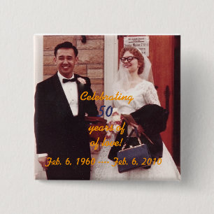 Mama & VATER 50. JAHRESBUTTON Button