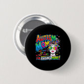 Mama Vater Eltern Autismus Bewusstsein Button (Vorne & Hinten)