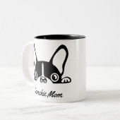 Mama/Vater für Hunde Anpassbare Tasse für Frenchie (Vorderseite Links)