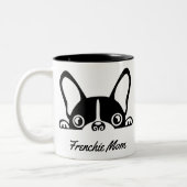 Mama/Vater für Hunde Anpassbare Tasse für Frenchie (Links)
