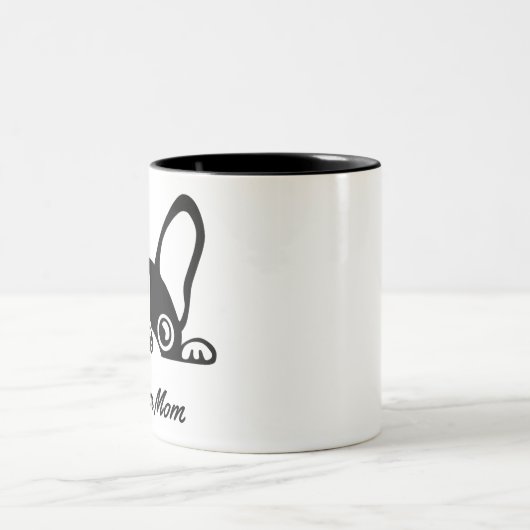 Mama/Vater für Hunde Anpassbare Tasse für Frenchie (Mittel)