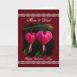 Mama/Vater Glücklicher Valentinstag - Blutungen im Feiertagskarte