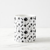 Mama/Vater Kaffeepause Tasse Geschenk Schwarz/Weiß (Mittel)