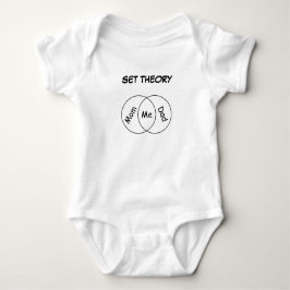 Mama Vater Me Set Theorie Baby Bodysuit Black Lett Baby Strampler