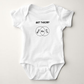 Mama Vater Me Set Theorie Baby Bodysuit Black Lett Strampler