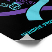 Mama Vater Miss Daughter Suizidgedanken Prävention Poster (Ecke)