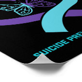 Mama Vater Miss Daughter Suizidgedanken Prävention Poster (Ecke)