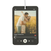 Mama & Vater Moderner Foto-Musikplayer Autolufterfrischer (Vorderseite)