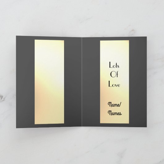 Mama & Vater Pearl Jubiläum Gruß Karte (Innenseite)