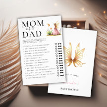 Mama Vater Raten Sie, wer Baby Dusche Spiel Famili