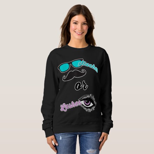 Mama-Vater-Stacheln oder Lashes Sweatshirt (Vorne ganz)