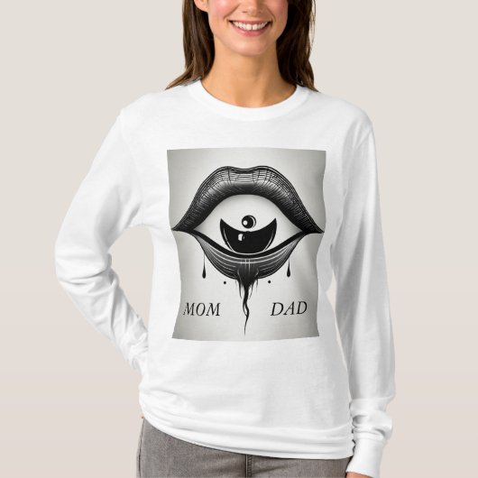 MAMA & VATER T - SHIRT (Vorderseite)