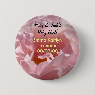 Mama Vaters Name Baby Mädchen Knöpfe Baby Mädchen Button