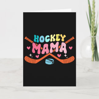 Mama Vatertag Kostüm Hockey Spieler Fan Liebhaber  Karte