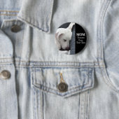 Mama verdient etwas Erholung Zeit Niedlich Weiße W Button (Beispiel)