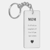 Mama/Verlust des stillen niedlichen Herzens eines Schlüsselanhänger (Vorderseite links)