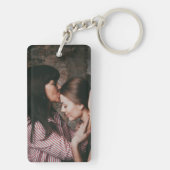 Mama/Verlust des stillen niedlichen Herzens eines  Schlüsselanhänger (Rückseite)