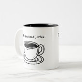 Mama Vermisste Kaffee-Tasse Zweifarbige Tasse (Vorderseite Links)