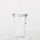 "Mama, verzeihe dir" lustige niedliche Katzenliebh Acryltrinkbecher (Rechts)