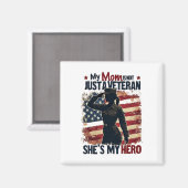 Mama Veteran Hero Patriotic Mütter Day Magnet (Vorderseite/Rückseite)